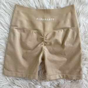 Alphalete Amplify 4.5” Short Women’s Size Small Hazelnut
